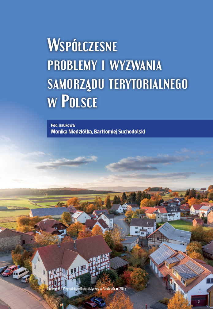 Okładka książki - Współczesne problemy i wyzwania samorządu terytorialnego w Polsce
